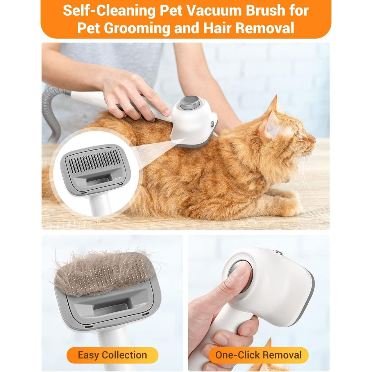 Simple Way™ 6-in-1 Pet Grooming Vacuum Kit product image