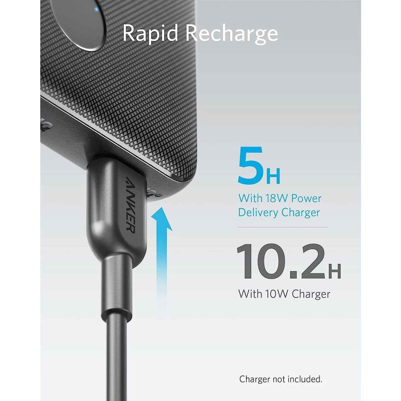 Anker PowerCore Slim 10000mAh PD 20W Power Bank product image
