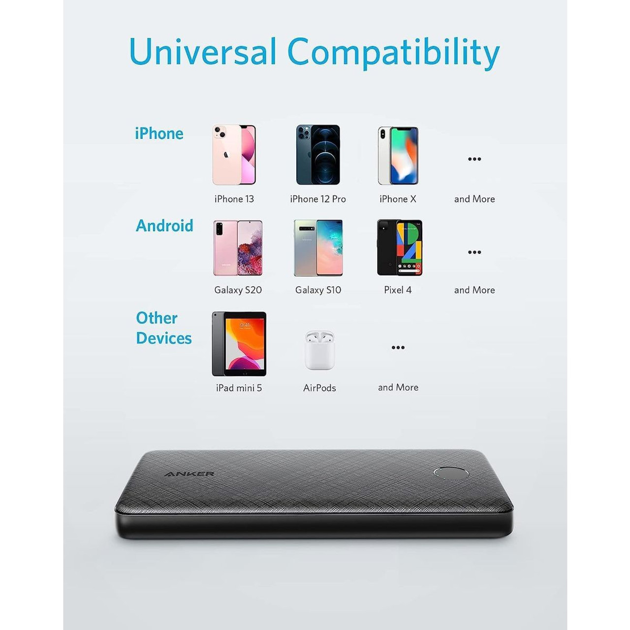 Anker PowerCore Slim 10000mAh PD 20W Power Bank product image