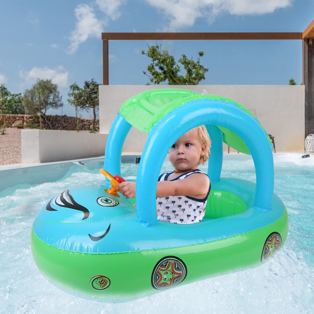 CoolWorld Inflatable Baby Swimming Boat product image