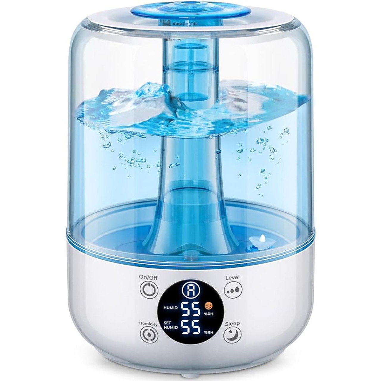 HiLIFE 3L Ultrasonic Cool Mist Quiet Top Fill Humidifier  product image
