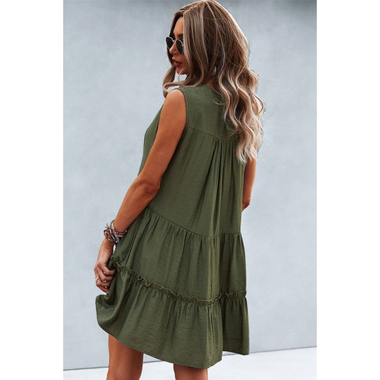 Women's Verve V-Neck Tiered Dress product image