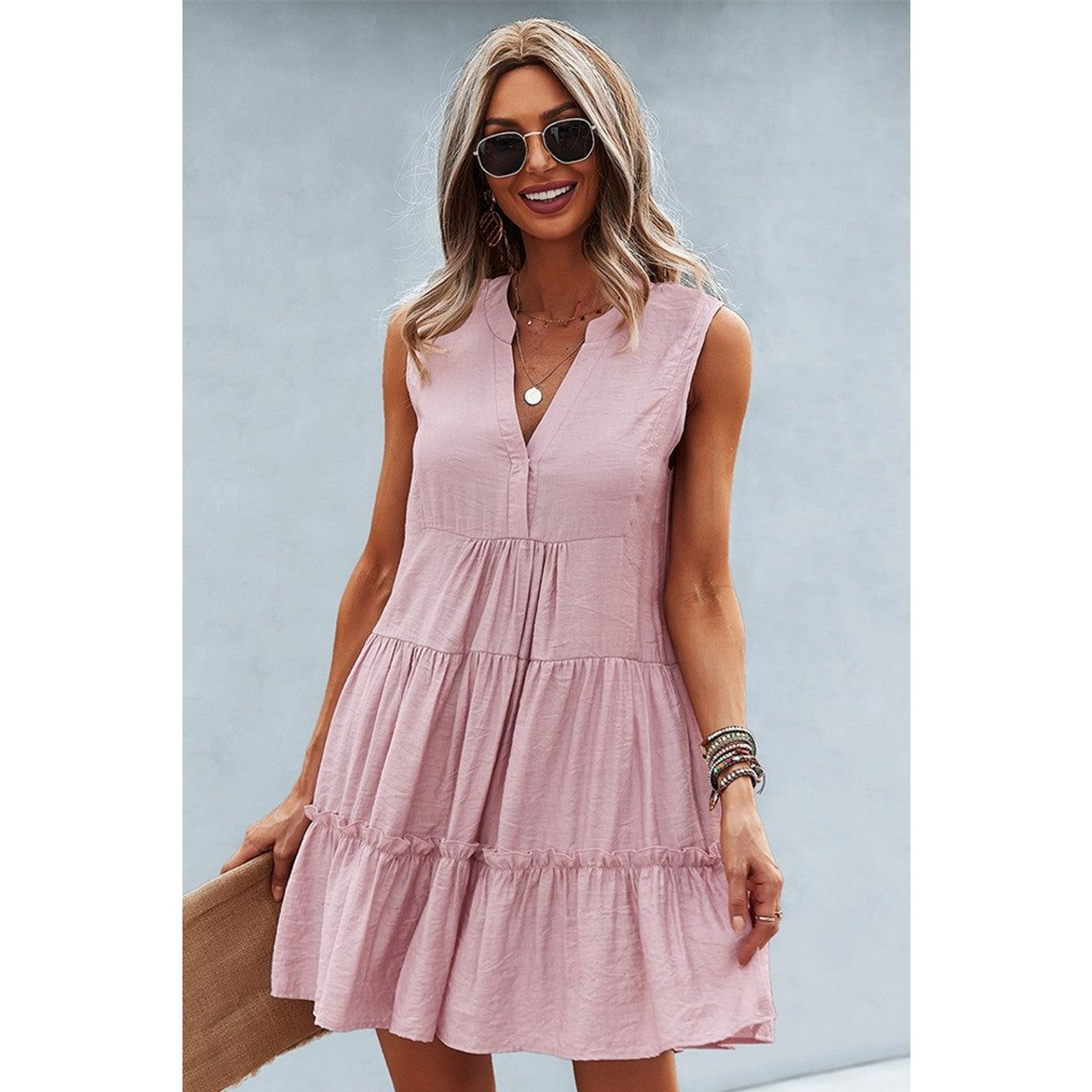 Women's Verve V-Neck Tiered Dress product image