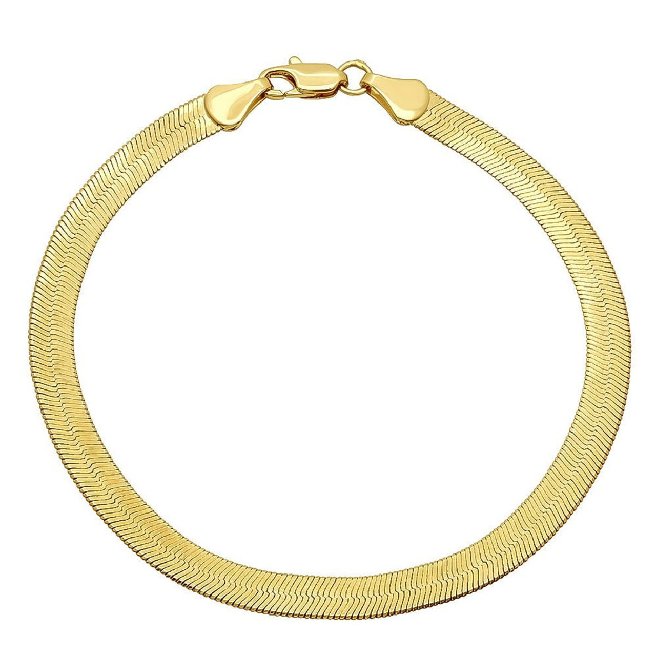 14K Gold Filled Herringbone Flat 8" Bracelet  product image