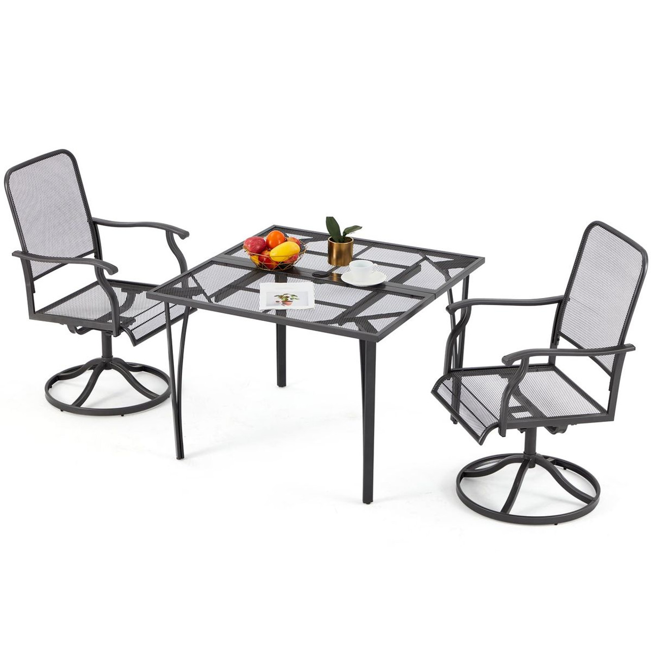 3-Piece Swivel or Rocking Patio Dining Set product image