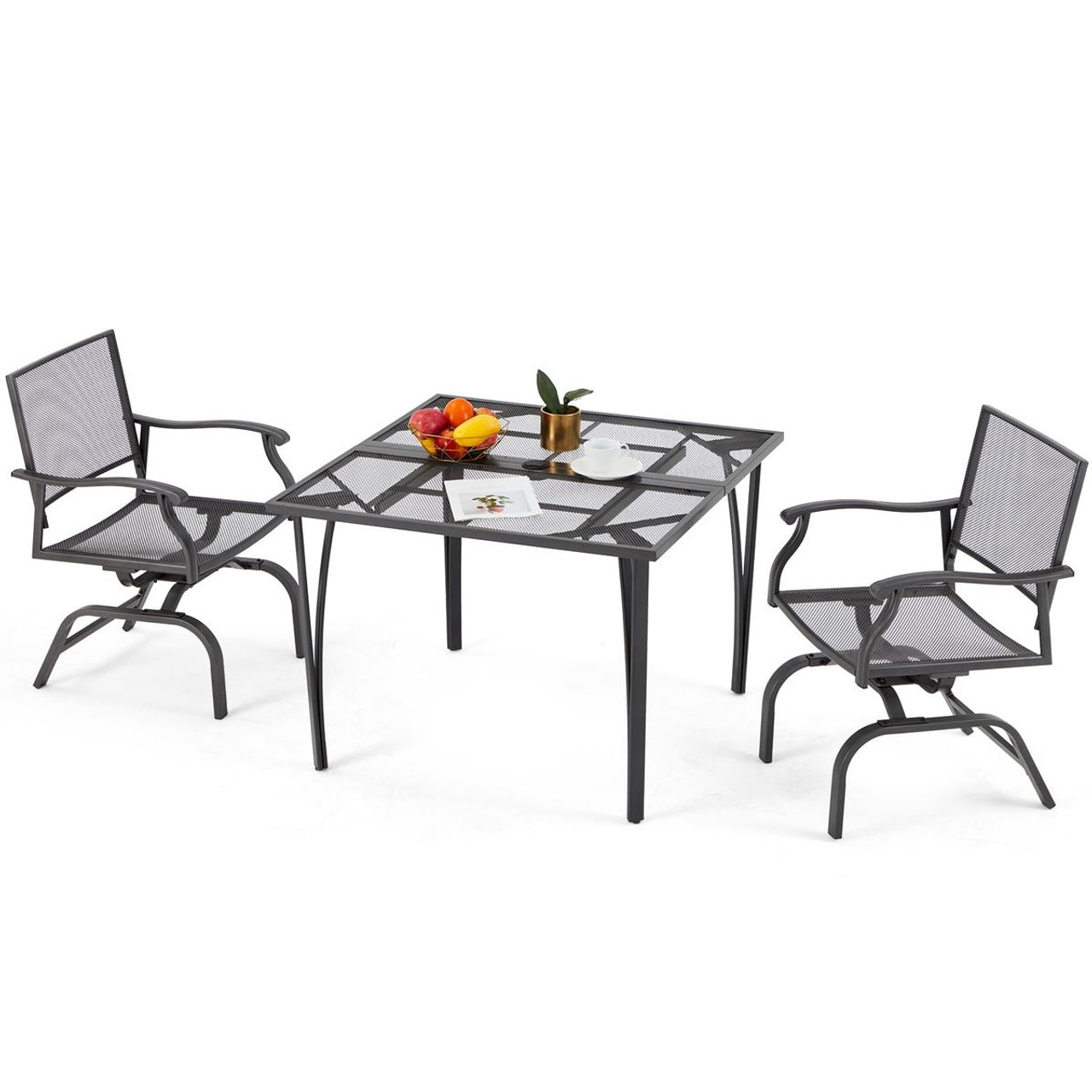 3-Piece Swivel or Rocking Patio Dining Set product image