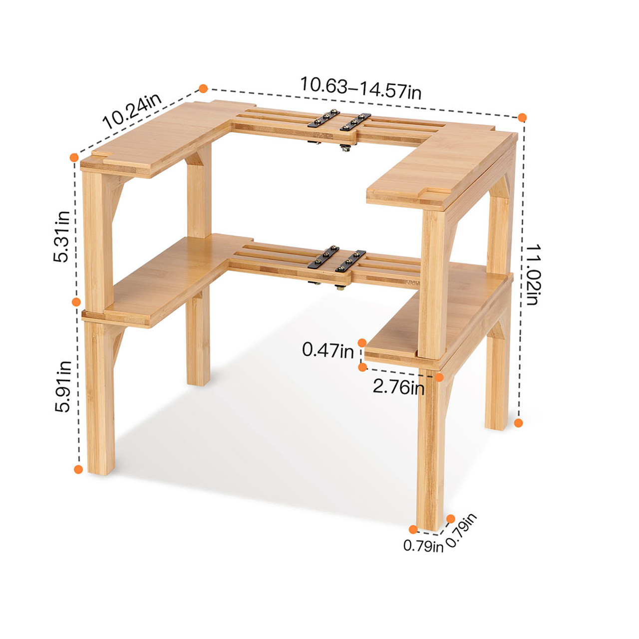 NewHome™ 2-Tier Kitchen Spice Rack product image