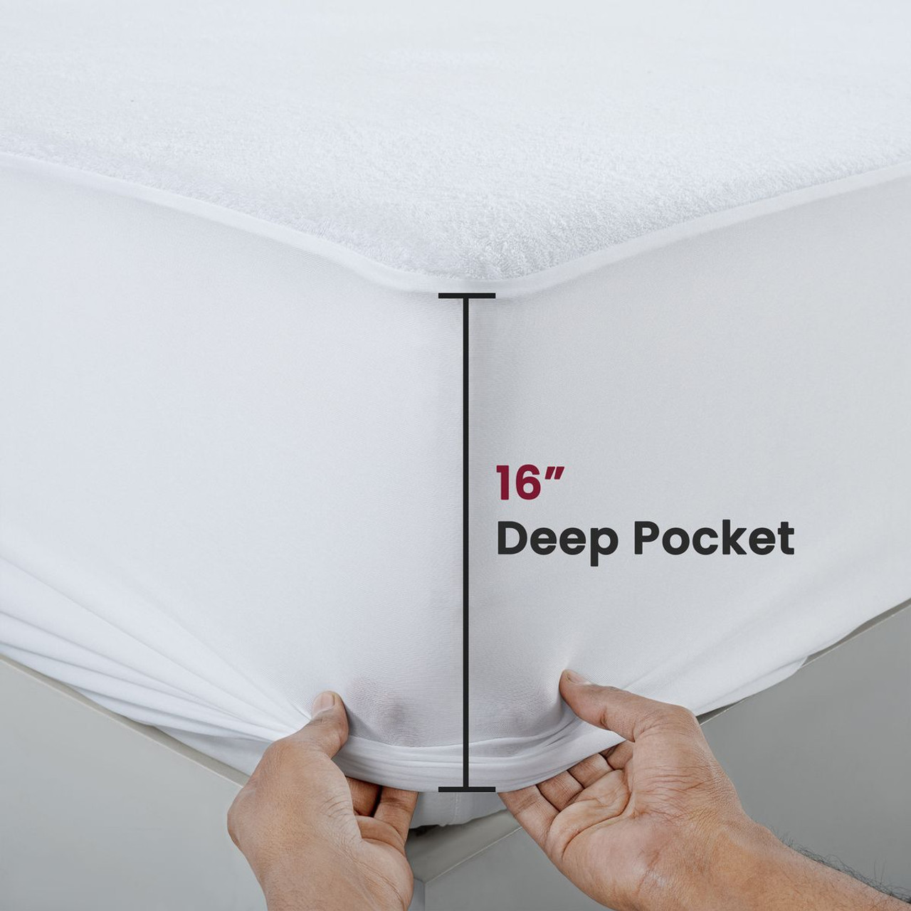 Waterproof Fitted Terry Mattress Protector product image