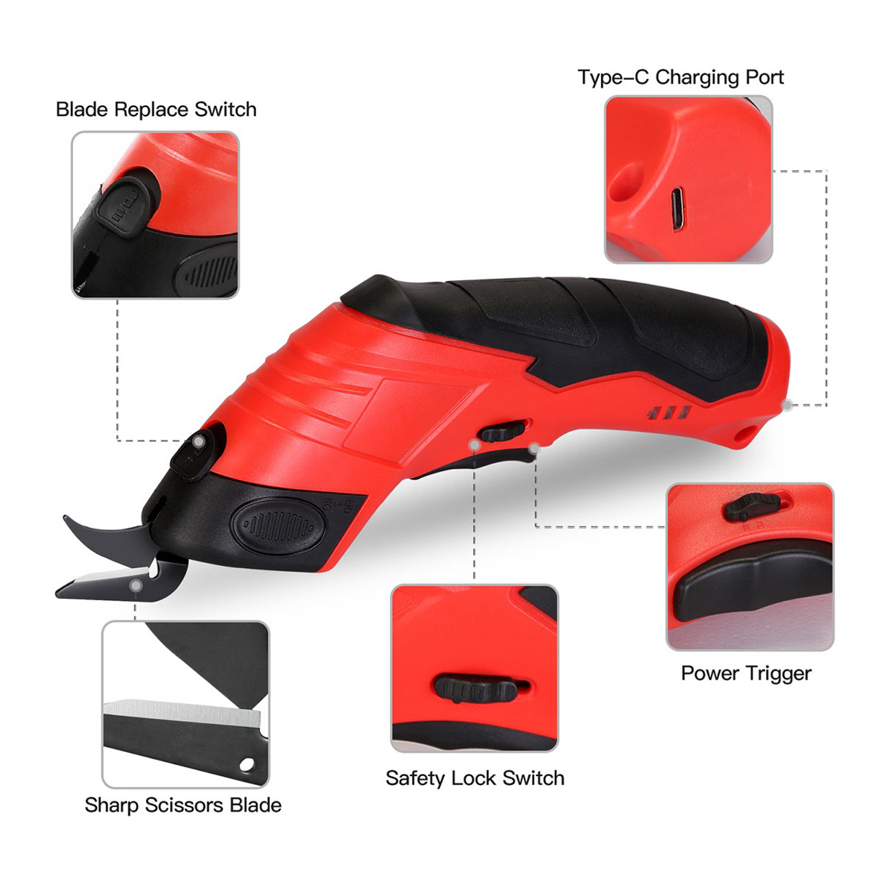 iMounTEK® Cordless Electric Scissors product image iMounTEK® Cordless Electric Scissors product image