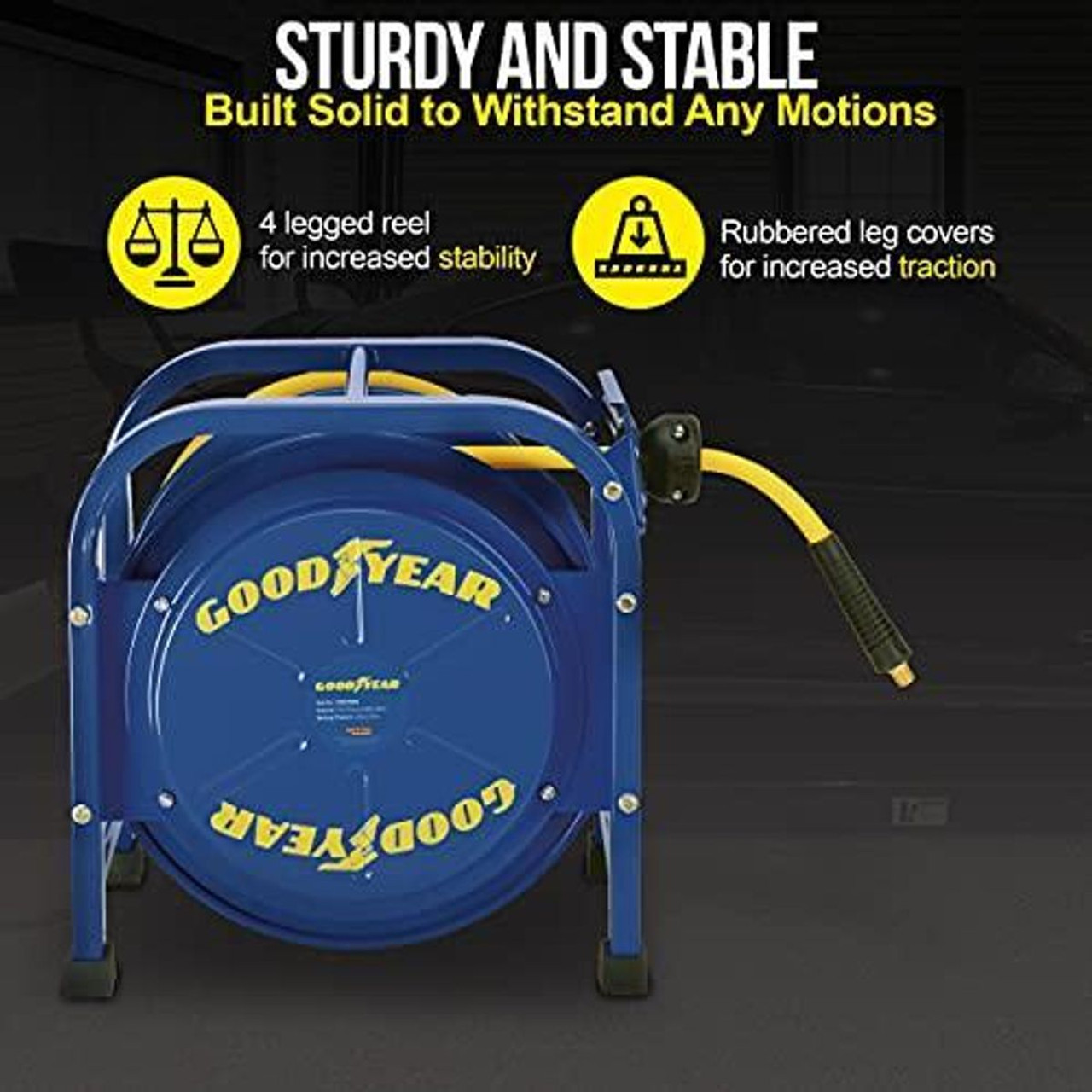 Goodyear Portable Industrial Retractable Air Hose Reel product image