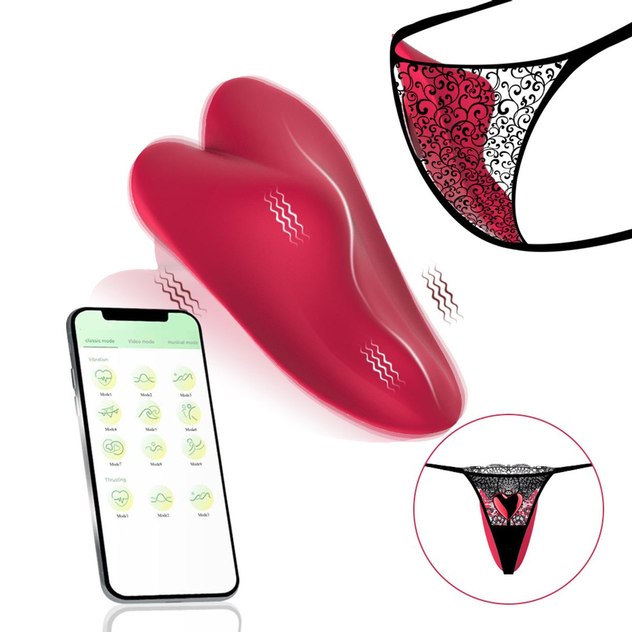 Rechargeable Panty Vibrator with App Control product image
