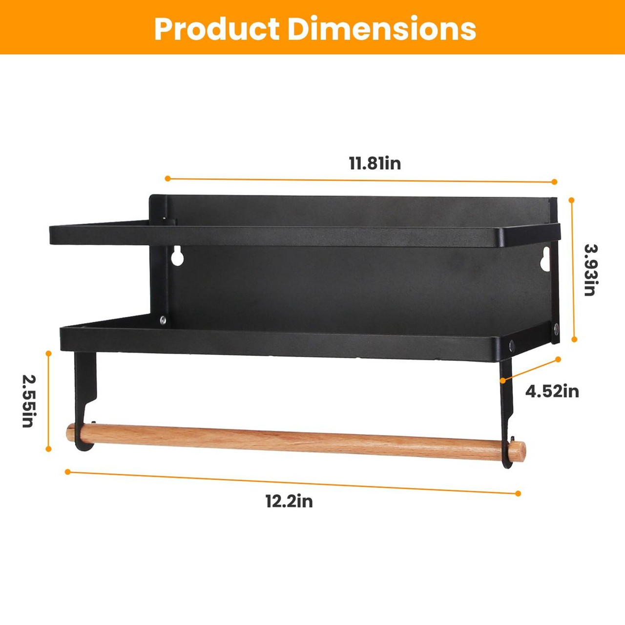 NewHome™ Magnetic Fridge Spice Rack (2-Pack) product image