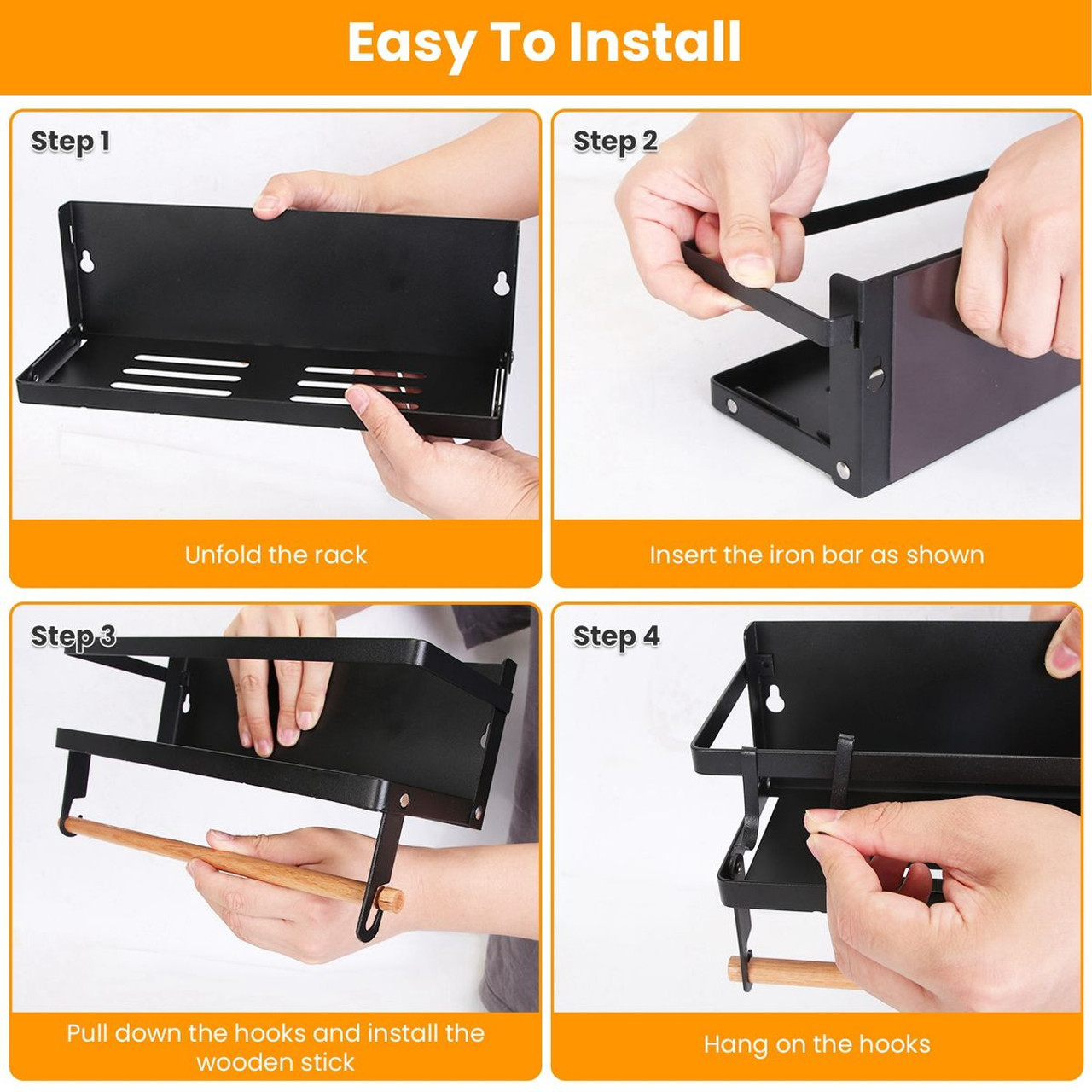 NewHome™ Magnetic Fridge Spice Rack (2-Pack) product image