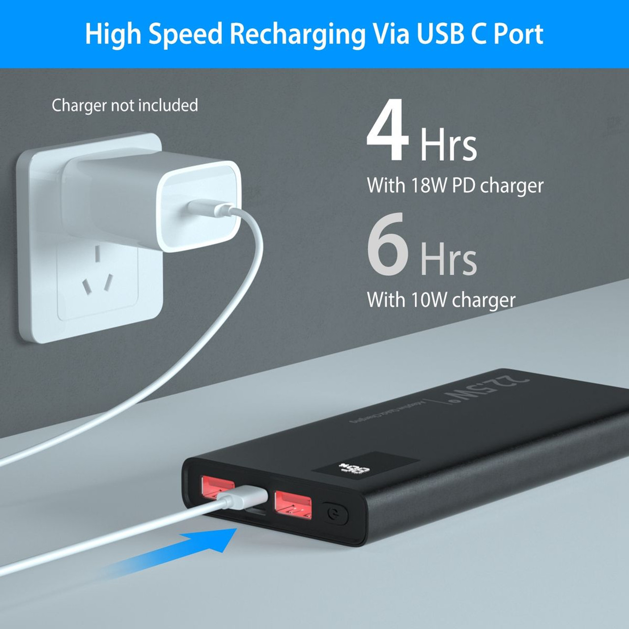 iMounTEK 10000Mah External Power Bank product image