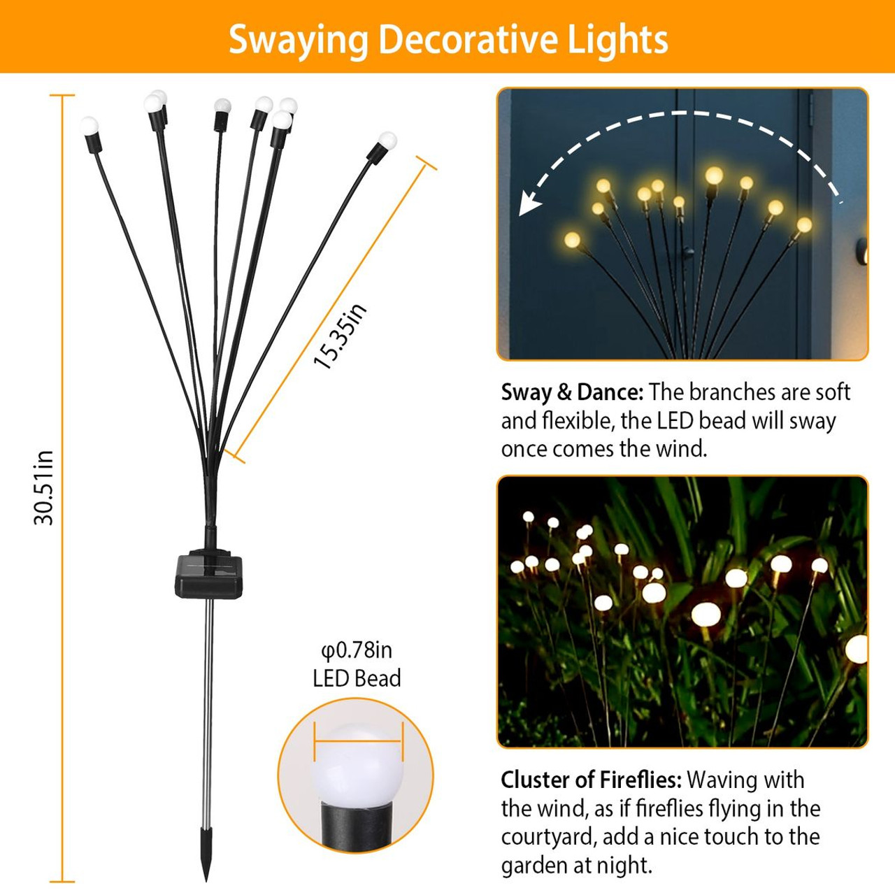 iMounTEK Solar Firefly Lights (2-Pack) product image