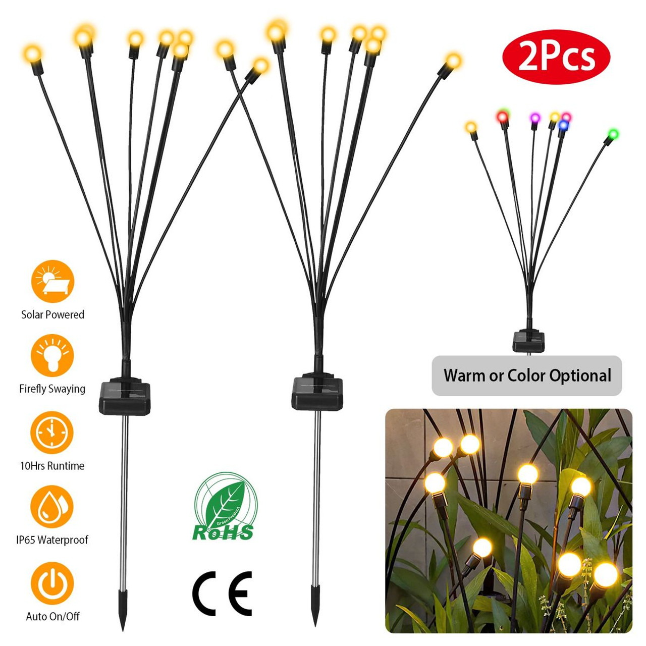 iMounTEK Solar Firefly Lights (2-Pack) product image