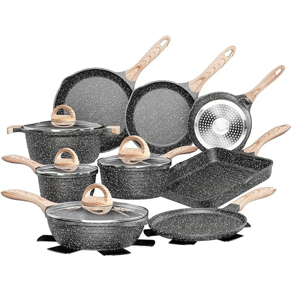 JEETEE Nonstick Cookware Set (23-Piece) product image