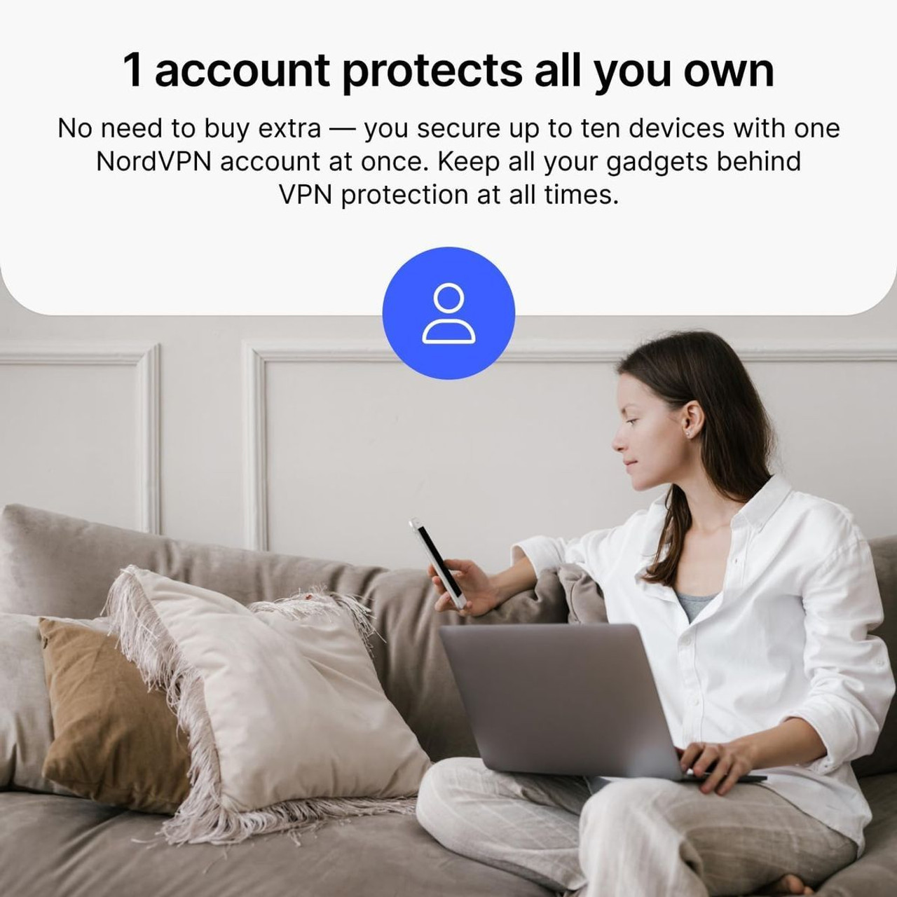 NordVPN® Virtual Private Network Digital Software - Standard (1 or 2-Year Sub) product image