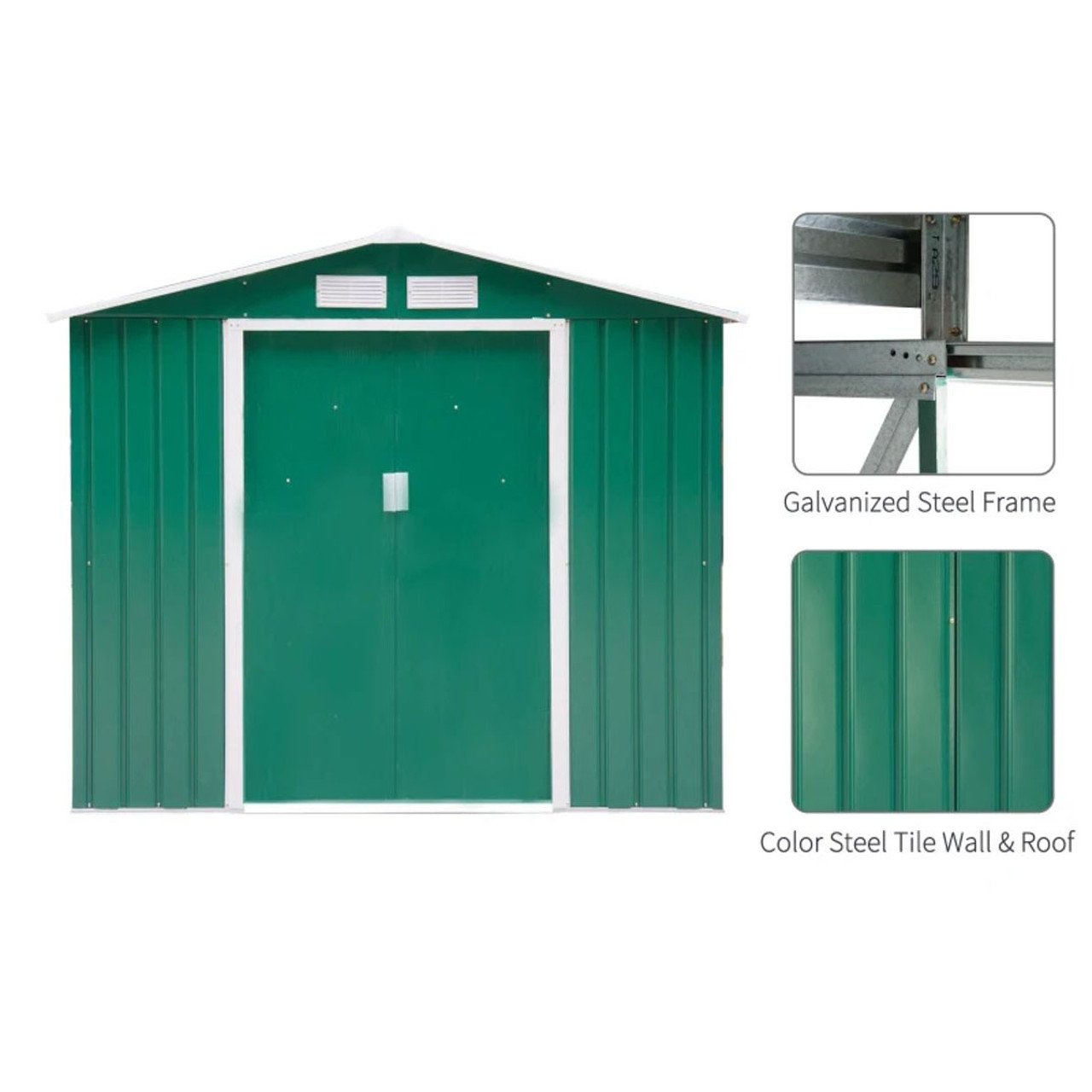 Outsunny® 7 x 4-Foot Outdoor Storage Shed product image