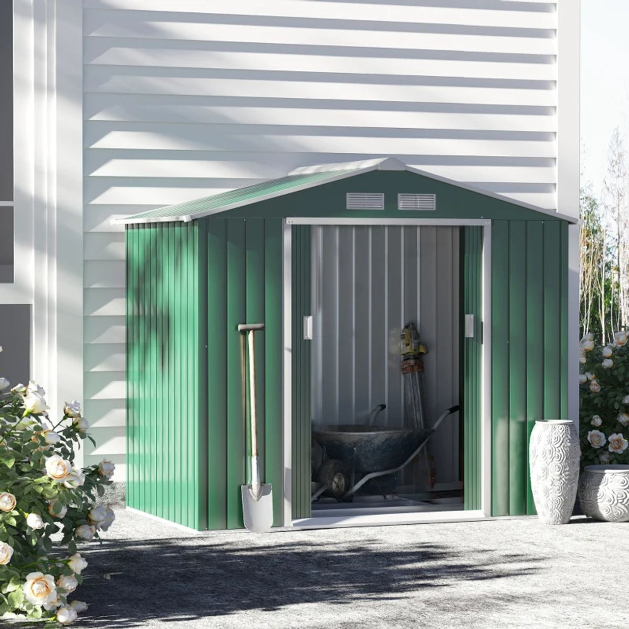 Outsunny® 7 x 4-Foot Outdoor Storage Shed product image