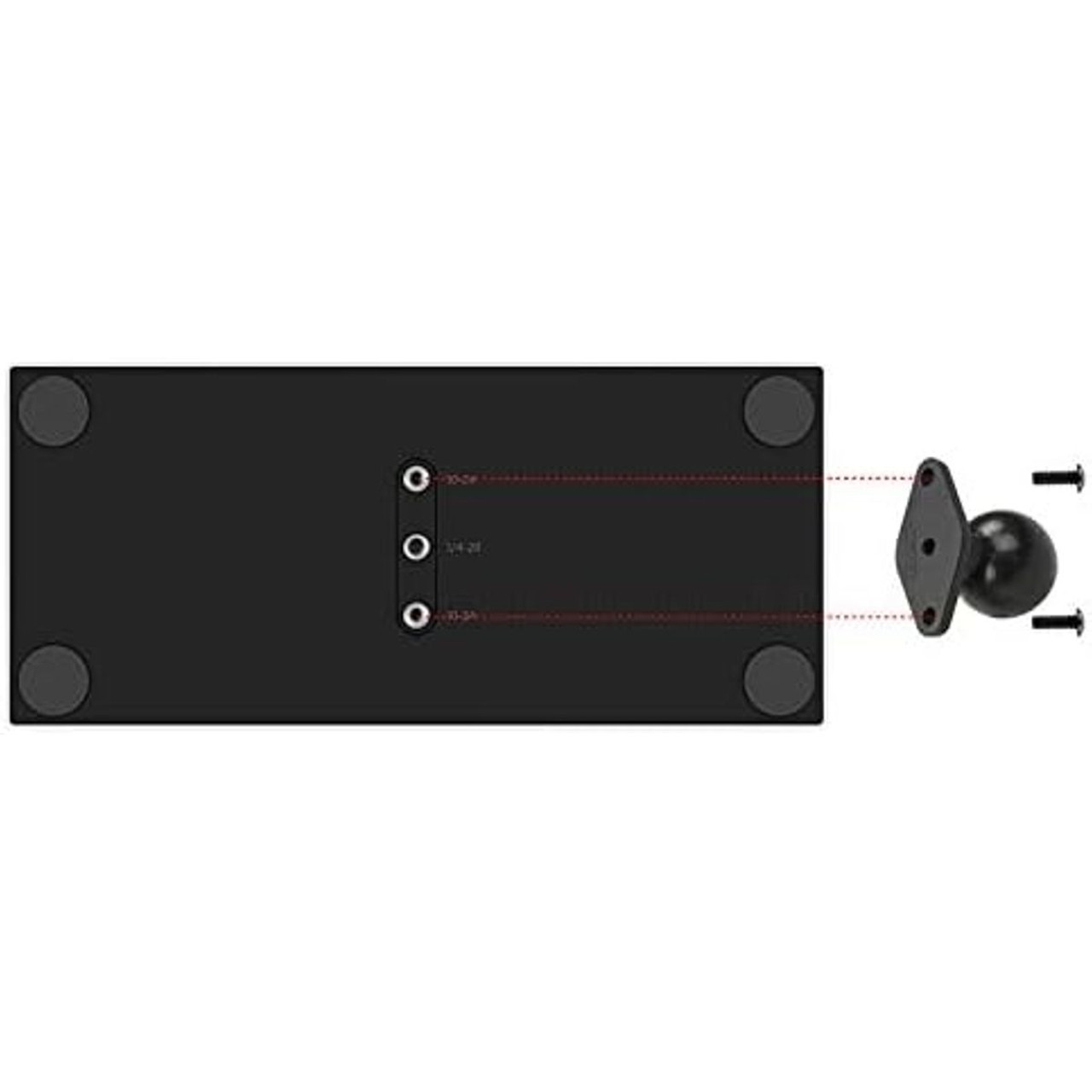 RAM MOUNTS Wheelchair Arm Track Mount for Xbox Controller product image