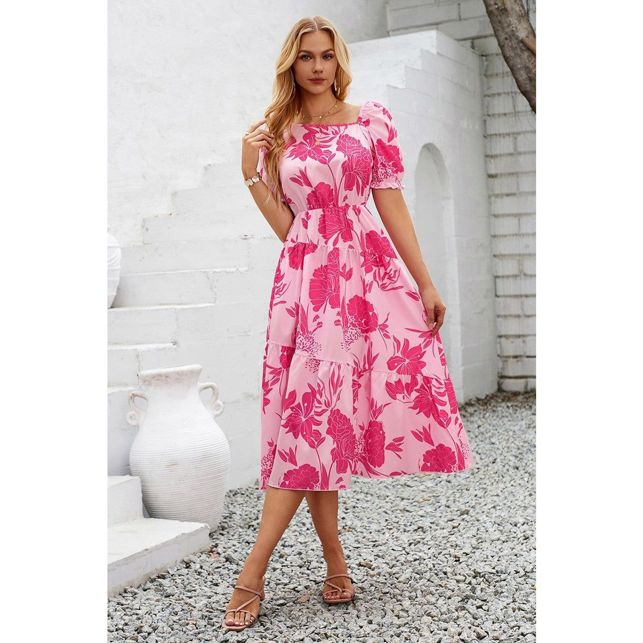 Women's Melody Blossoms Tiered Dress product image