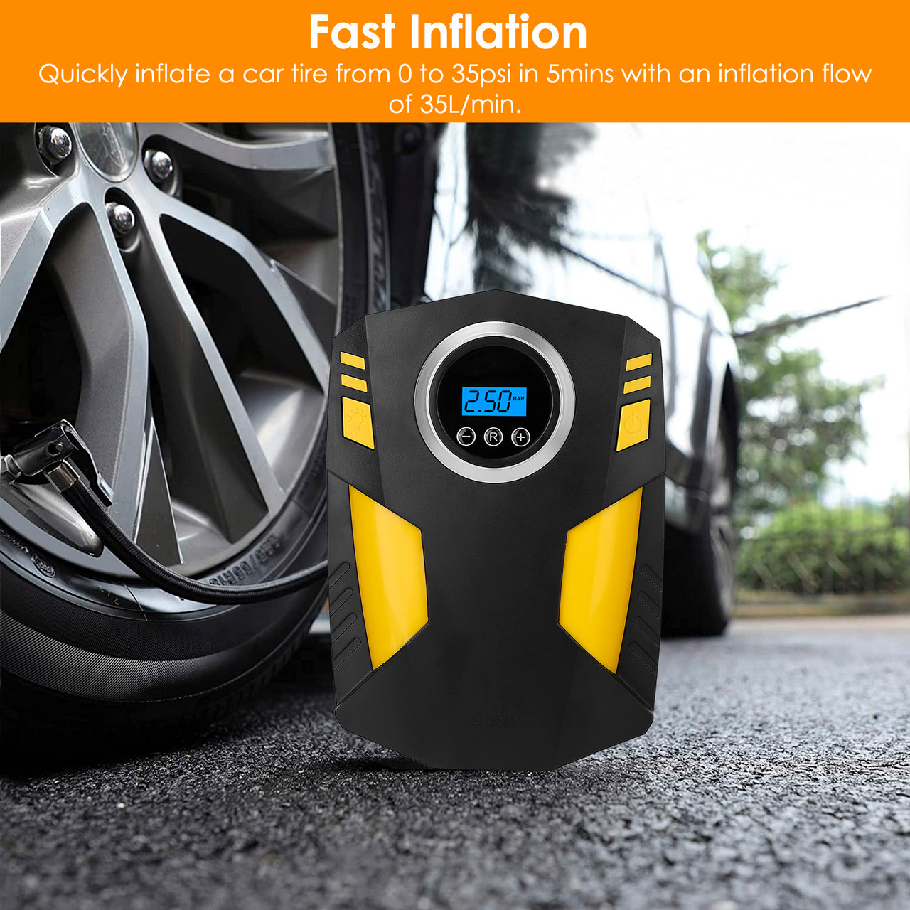 iMounTEK® Portable Car Tire Inflator product image
