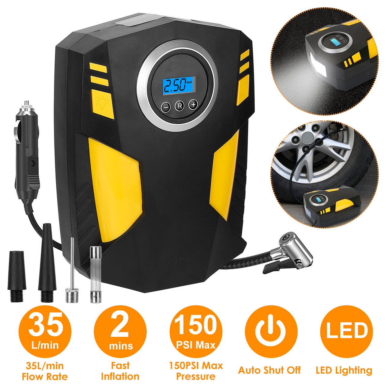 iMounTEK® Portable Car Tire Inflator product image