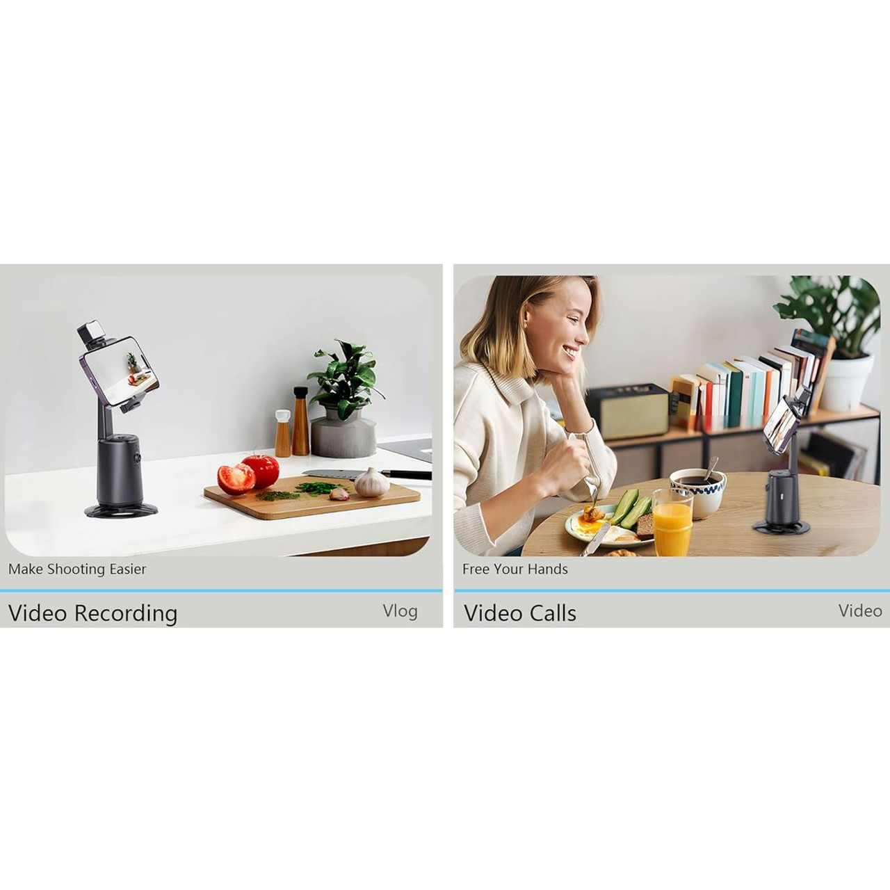 Auto Face-Tracking Smartphone Mount with Fill Light product image