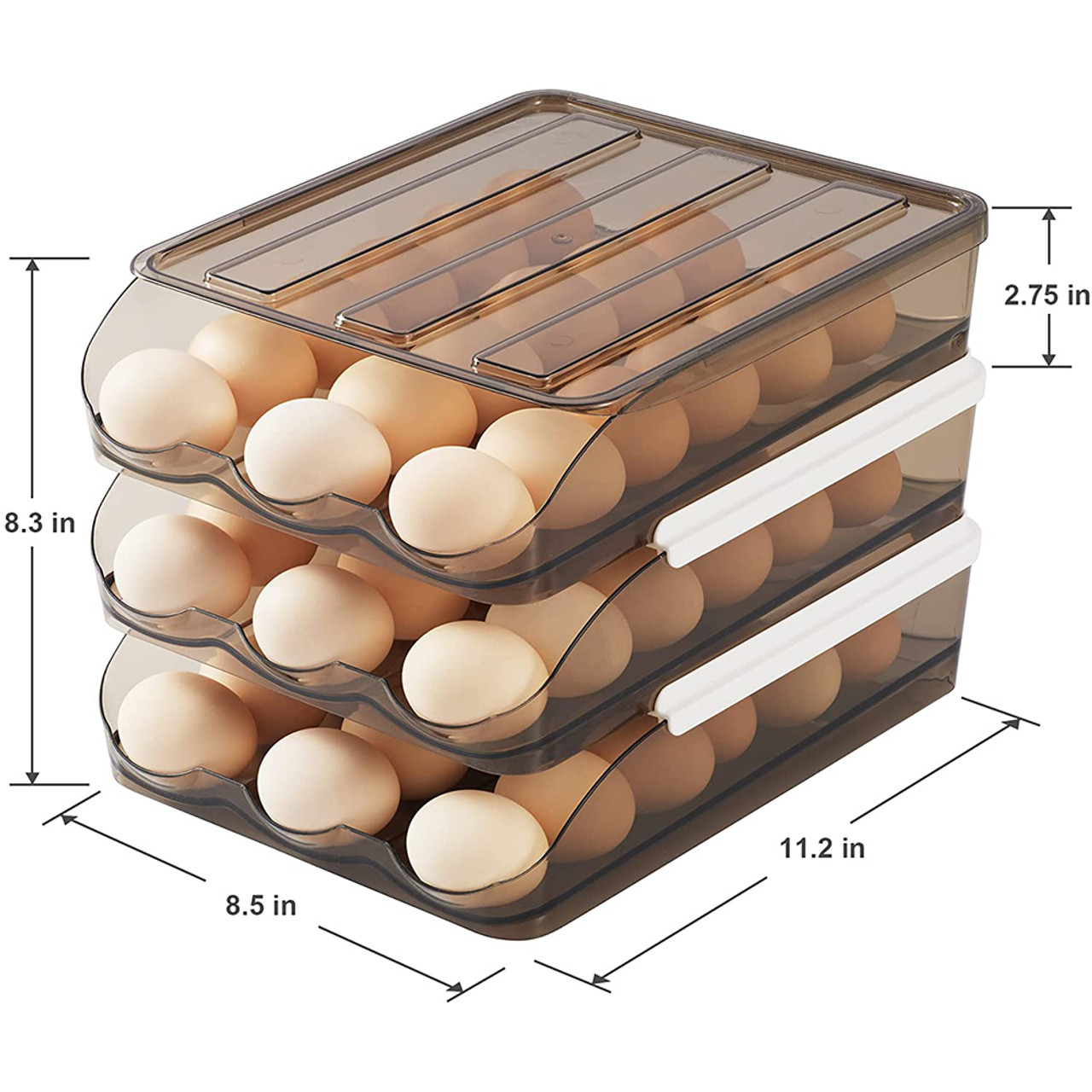 54-Egg Storage Box with Slide Design for Refrigerator product image