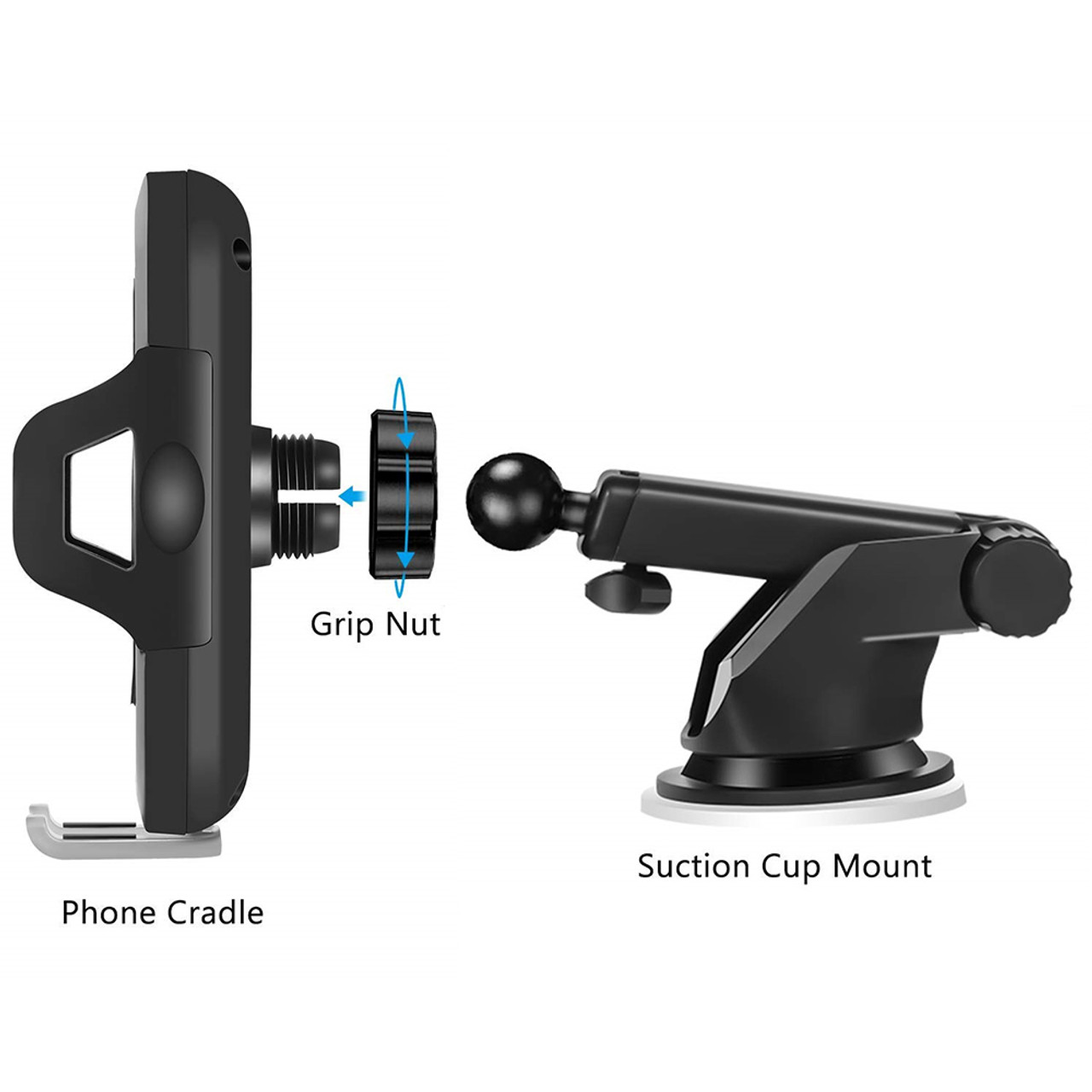 360-Degree Windshield and Dash Car Mount for Phones product image
