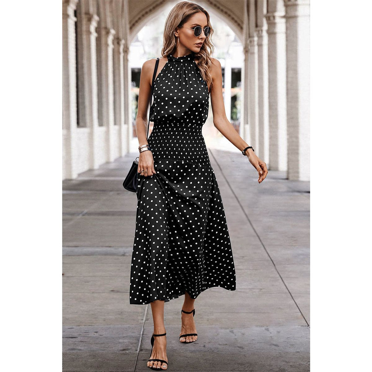 Women's Dotty Delight Maxi Dress product image