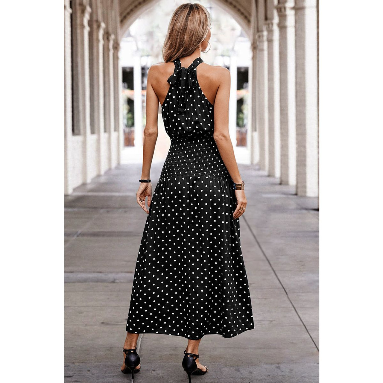 Women's Dotty Delight Maxi Dress product image