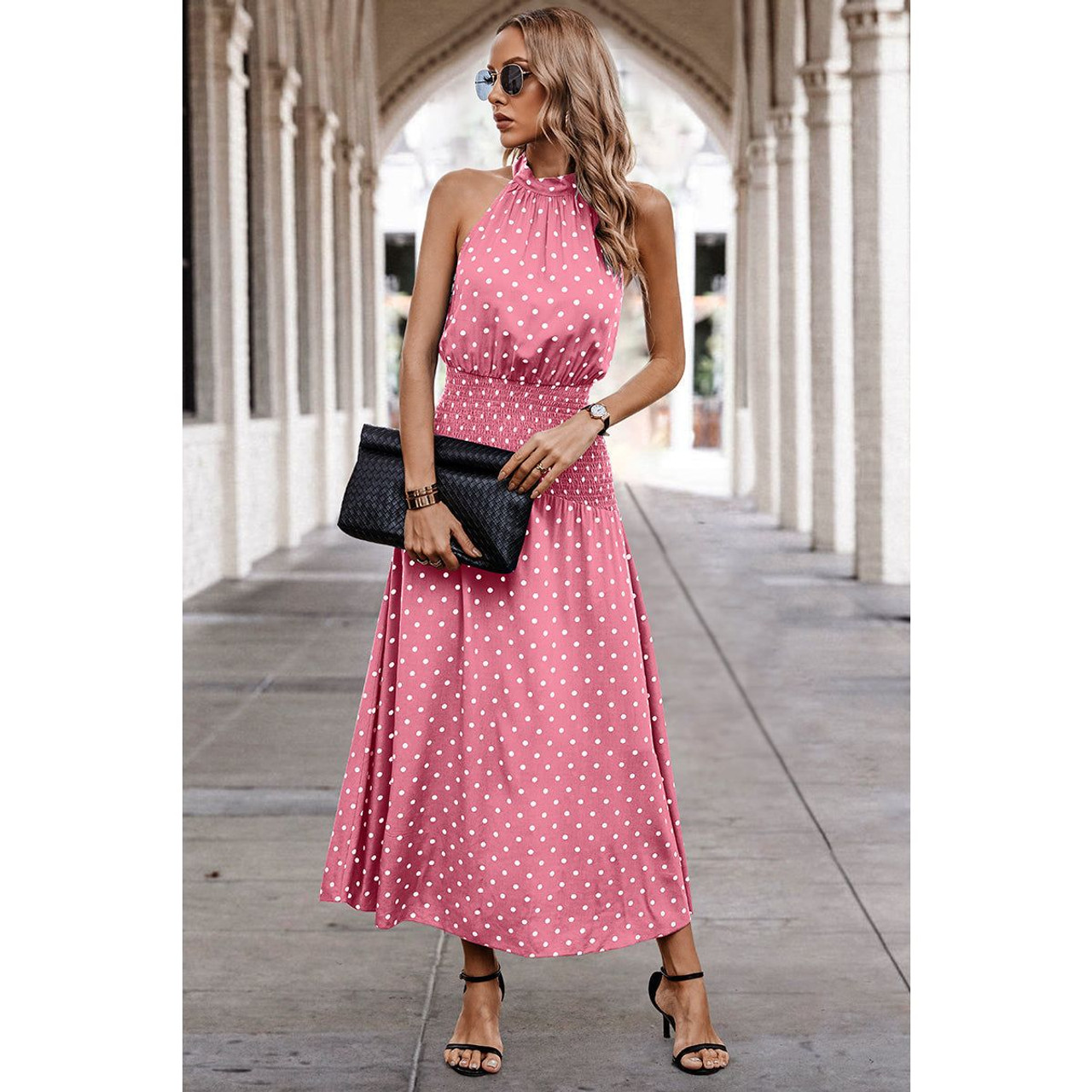 Women's Dotty Delight Maxi Dress product image