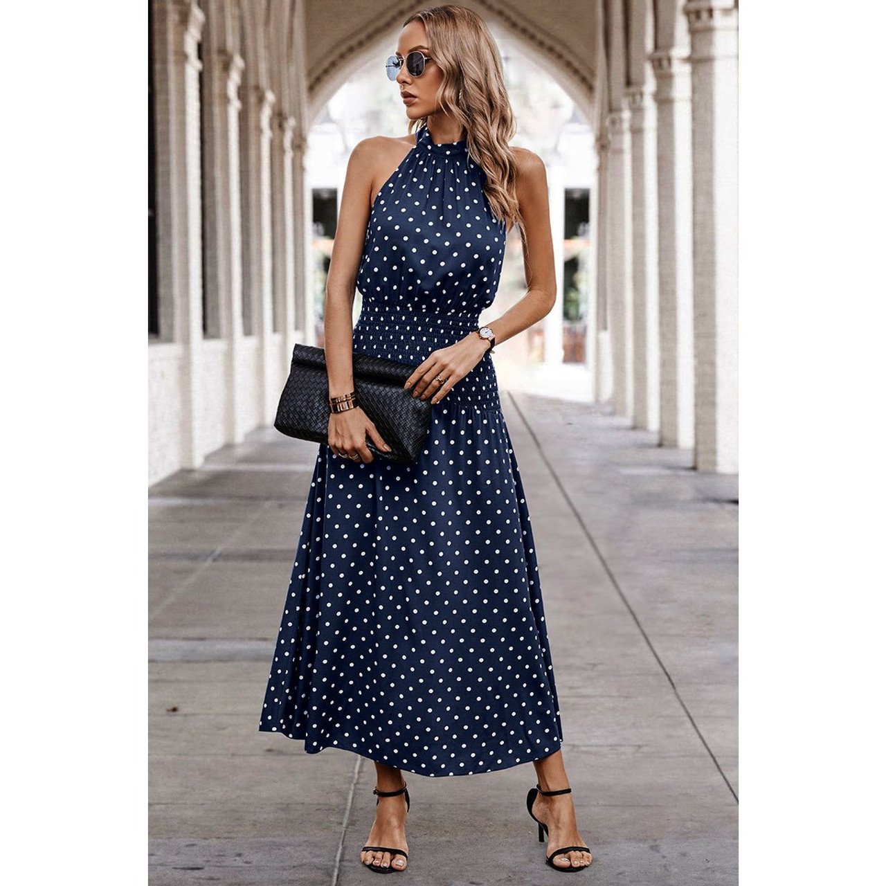 Women's Dotty Delight Maxi Dress product image