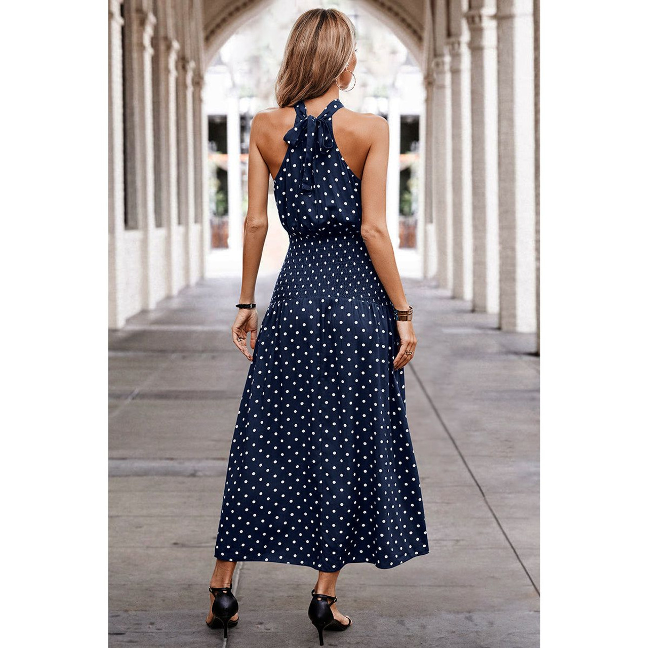 Women's Dotty Delight Maxi Dress product image
