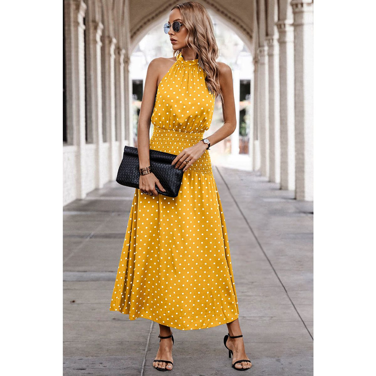 Women's Dotty Delight Maxi Dress product image