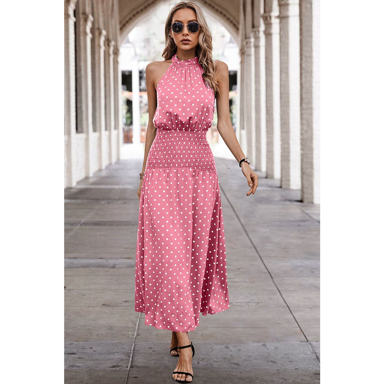 Women's Dotty Delight Maxi Dress product image