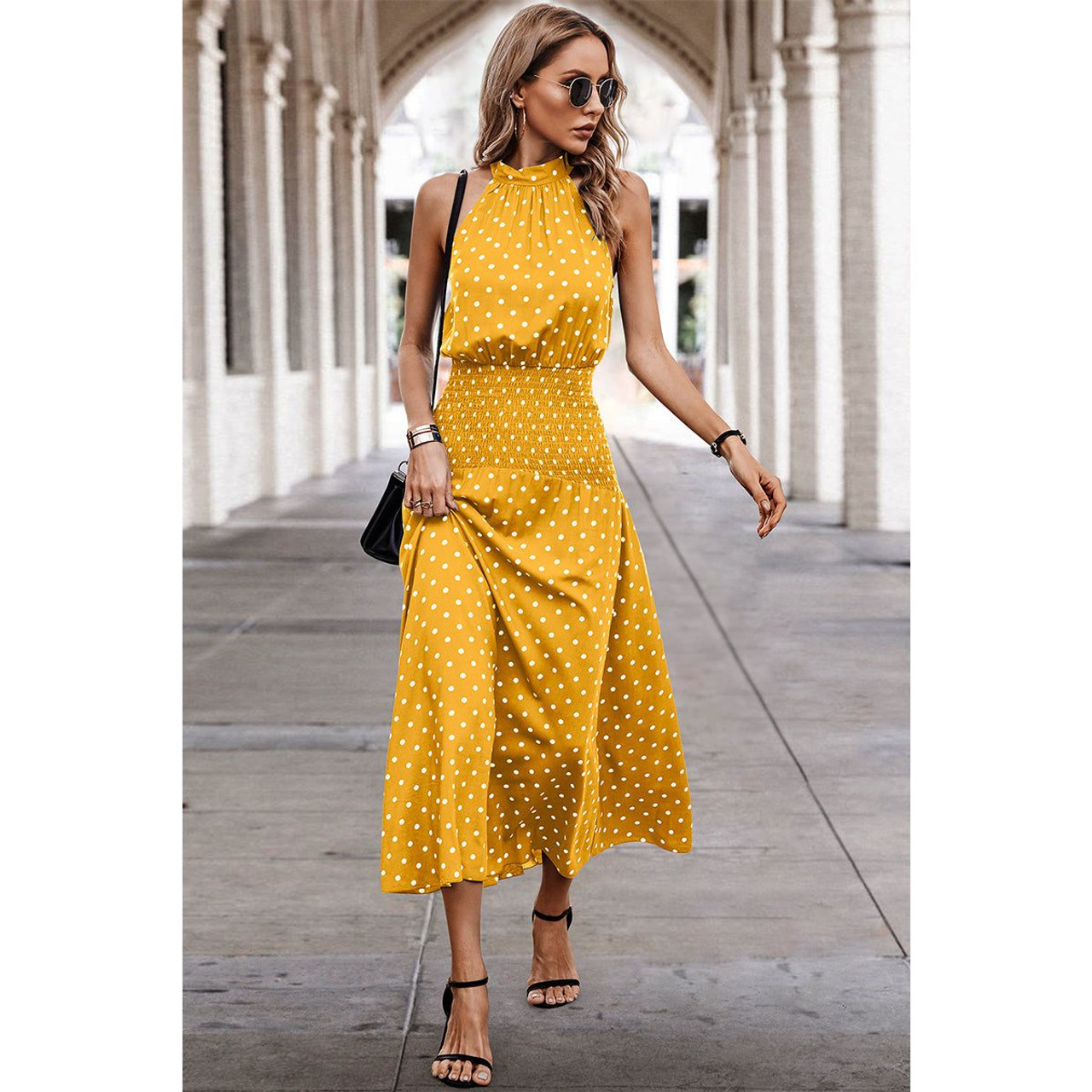 Women's Dotty Delight Maxi Dress product image