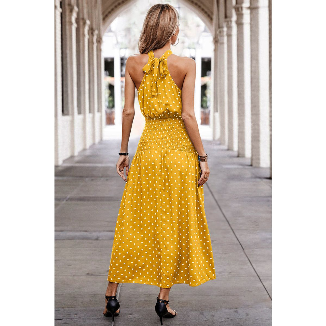 Women's Dotty Delight Maxi Dress product image