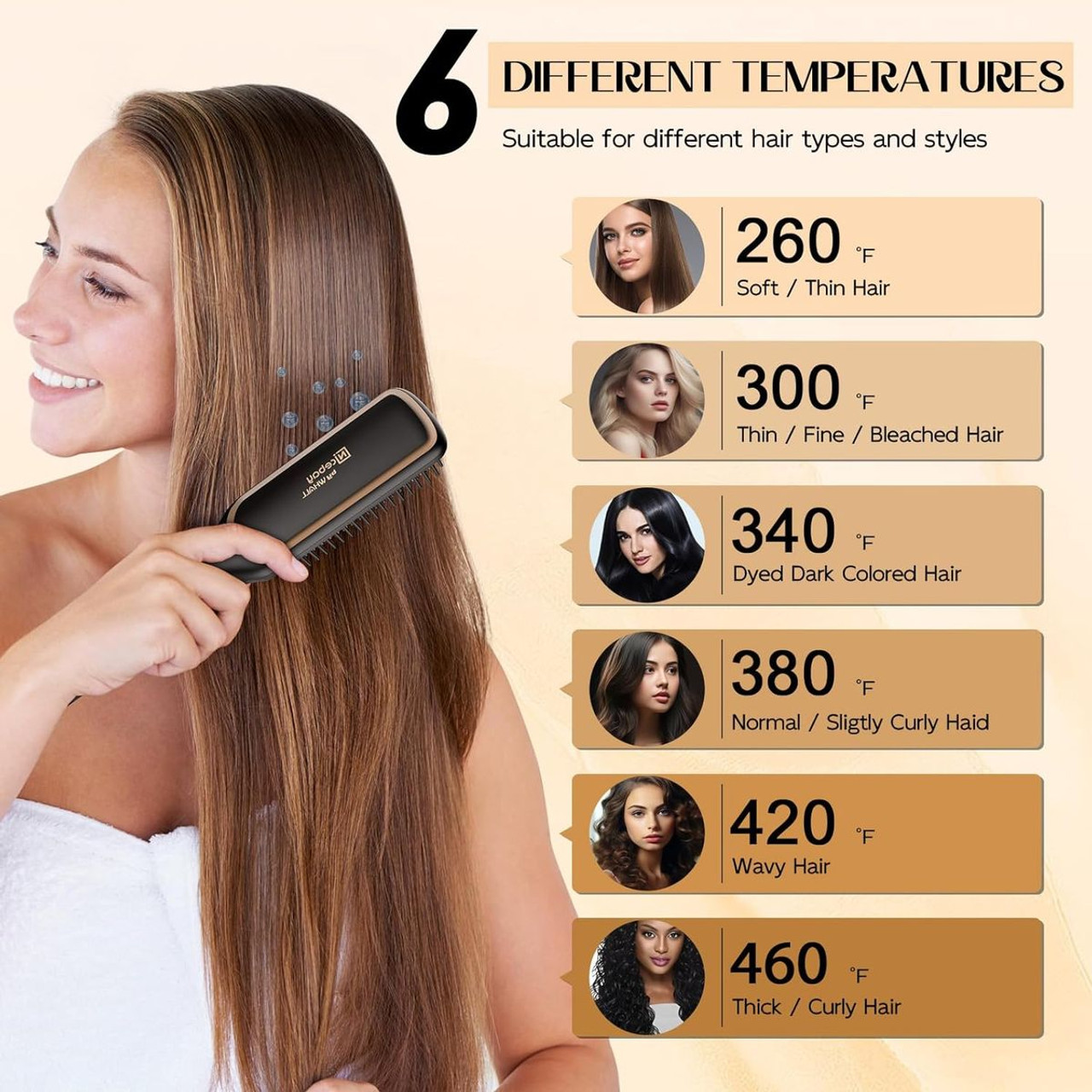 Nicebay® Hair Straightener Brush product image
