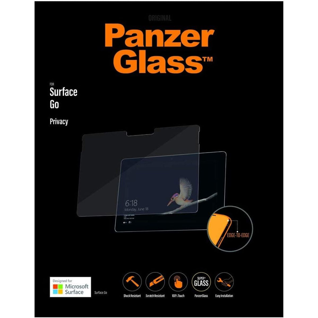 PanzerGlass Privacy Screen Protector for Microsoft Surface Go  product image