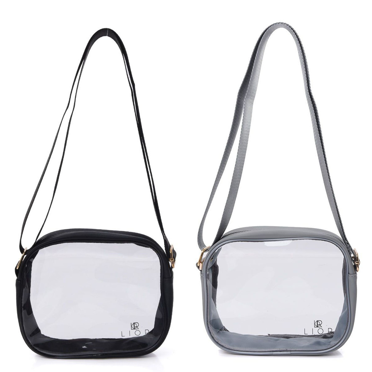 Lior™ Stadium-Approved Clear Crossbody Purse Bag with Adjustable Strap product image