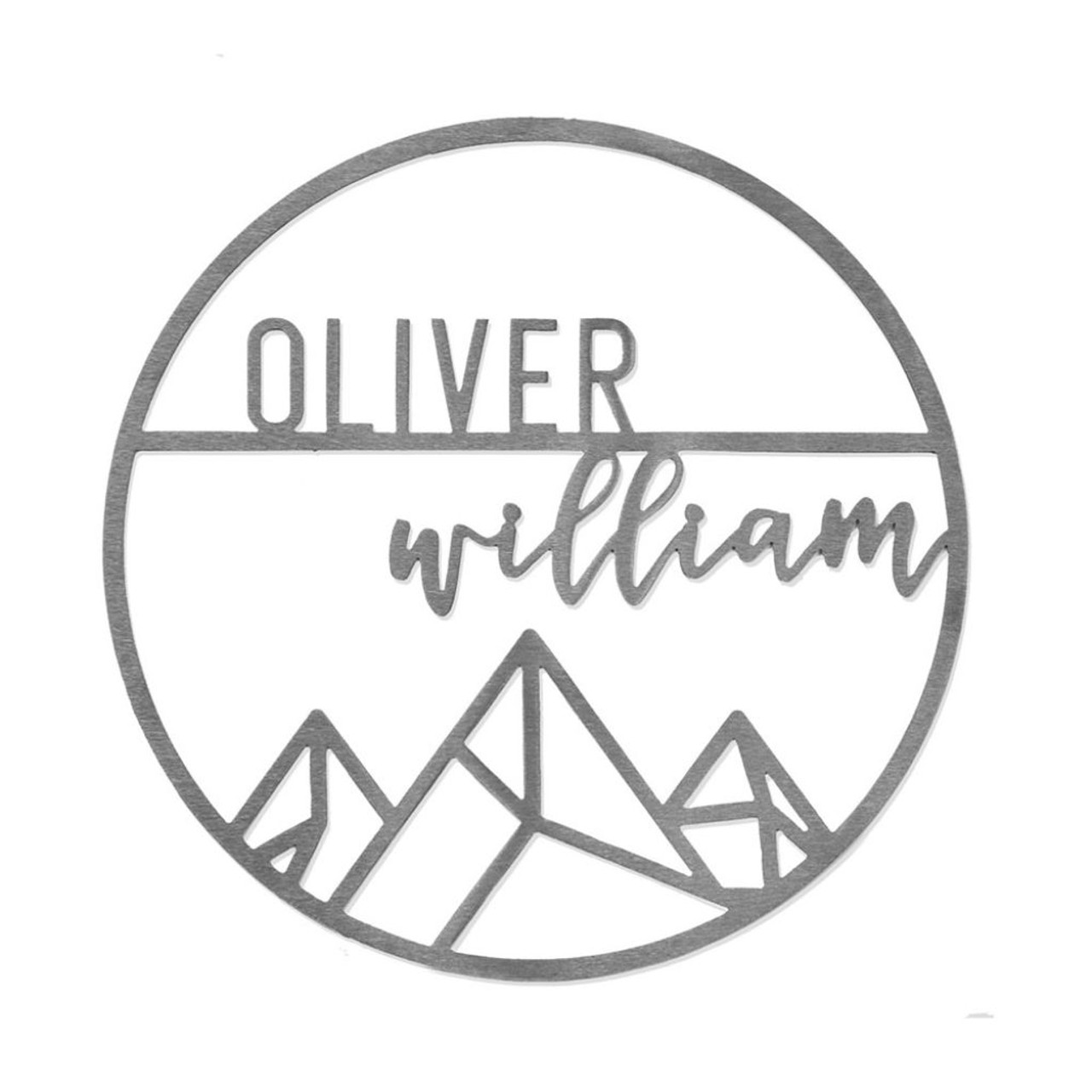 Personalized Mountain or Rose Detail Bedroom Wall Decor product image