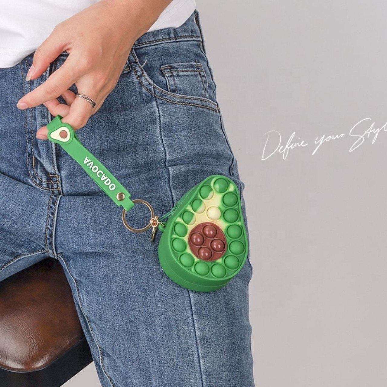 Zippered Pouch with Fidget Bubble Poppers and Bristles product image