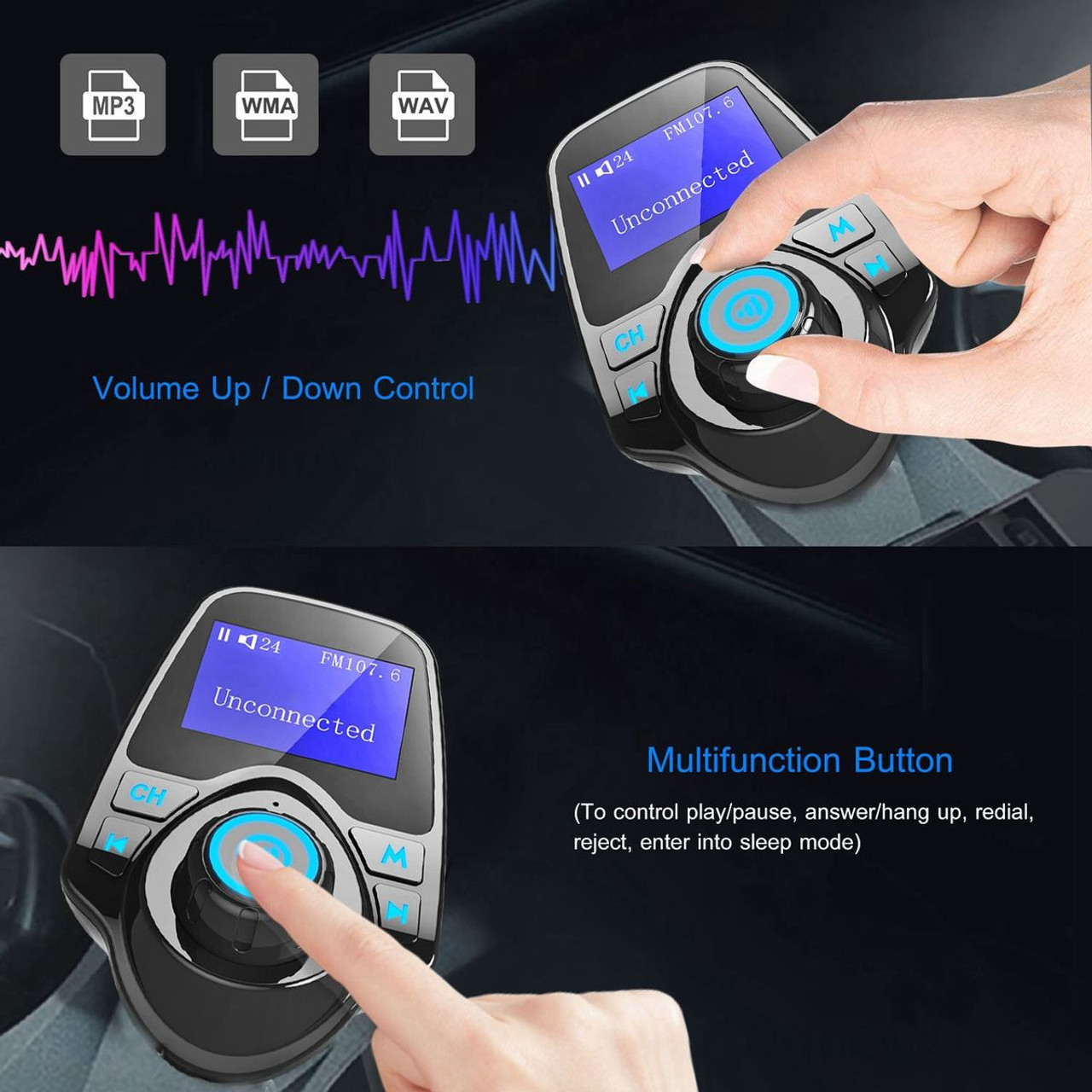 iMounTEK Car Wireless FM Transmitter product image