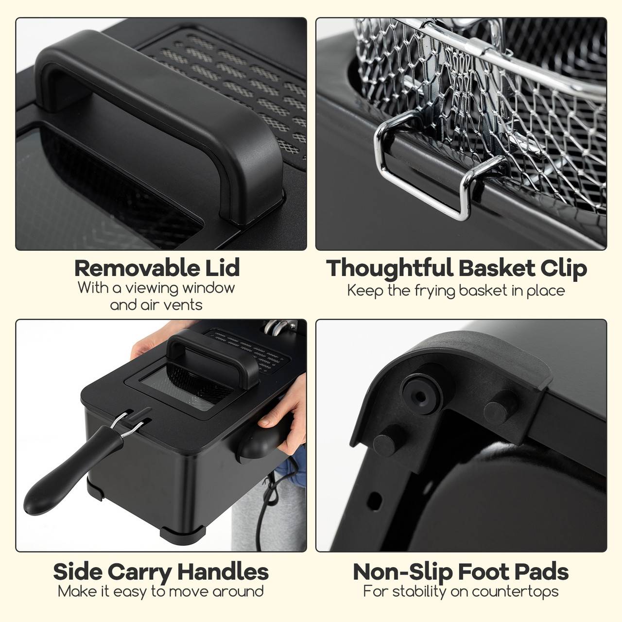 1700W Electric Deep Fryer product image