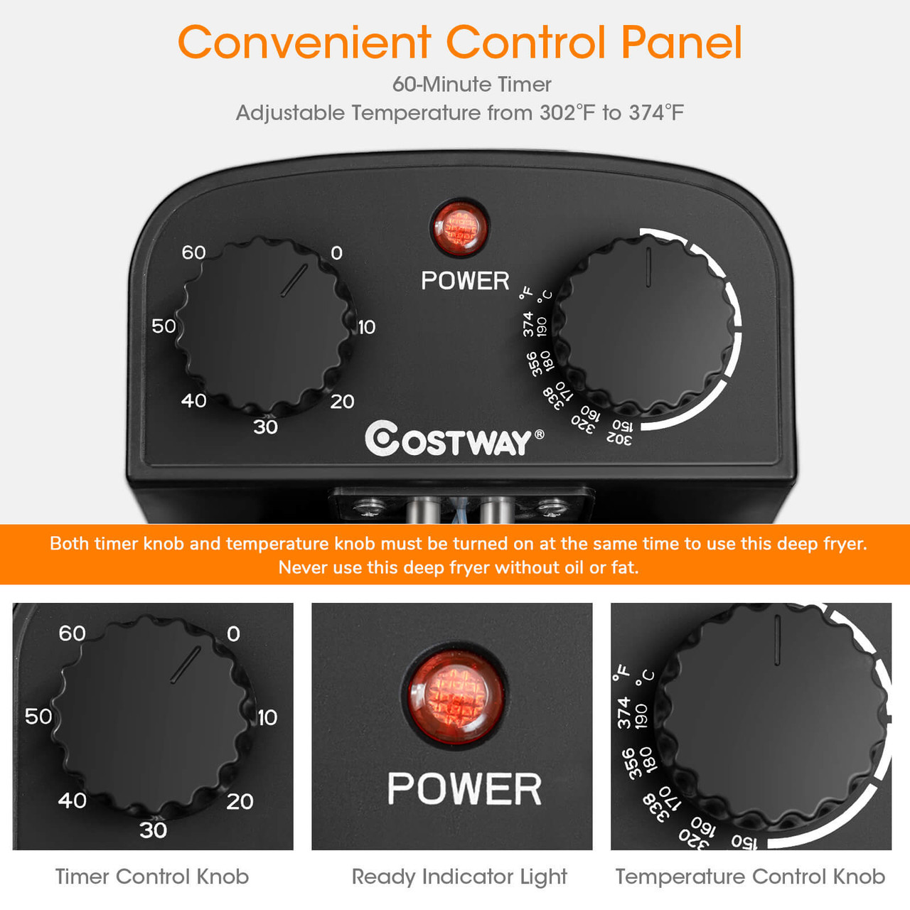 1700W Electric Deep Fryer product image