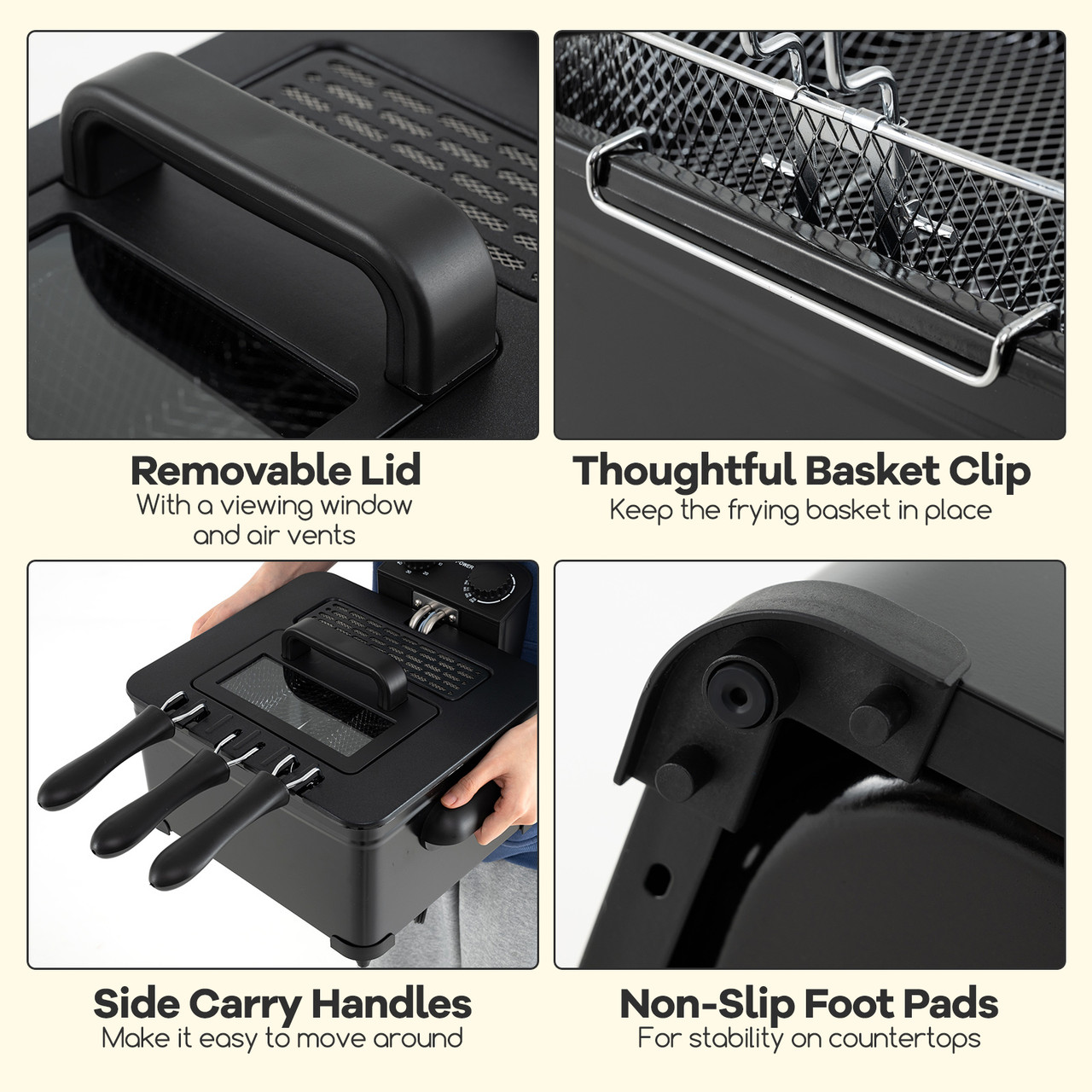 1700W Electric Deep Fryer product image