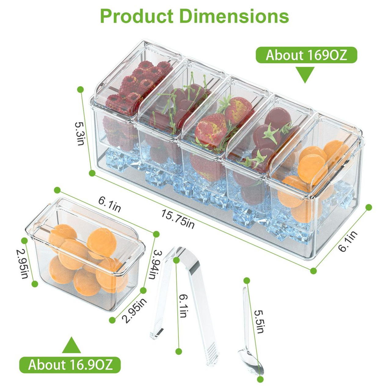 NewHome™ 5-Cube Chilled Serving Station Caddy product image